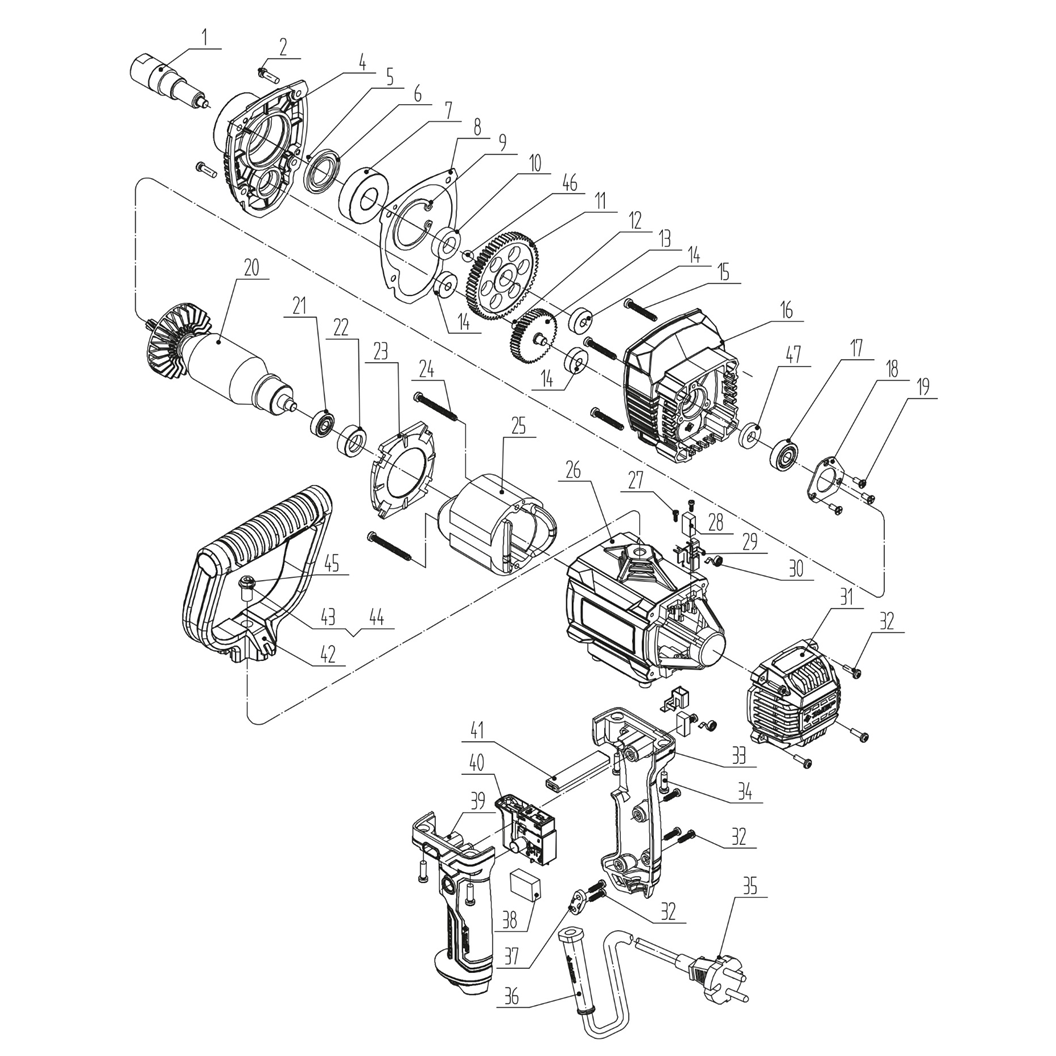 Миксер строительный МР-1100