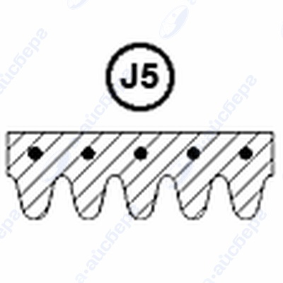 Ремень 1264J5 Samsung 6602-002836