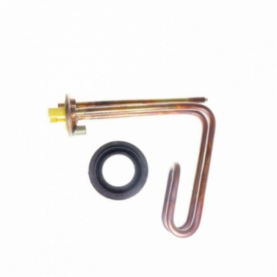 КОМПЛЕКТ: ТЭН RCF 1200W, TW, медь, D48, М5, L160мм, горизонтальный 220V + прокладка