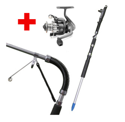 Уникальная рыболовная удочка с самоподсекающим мех